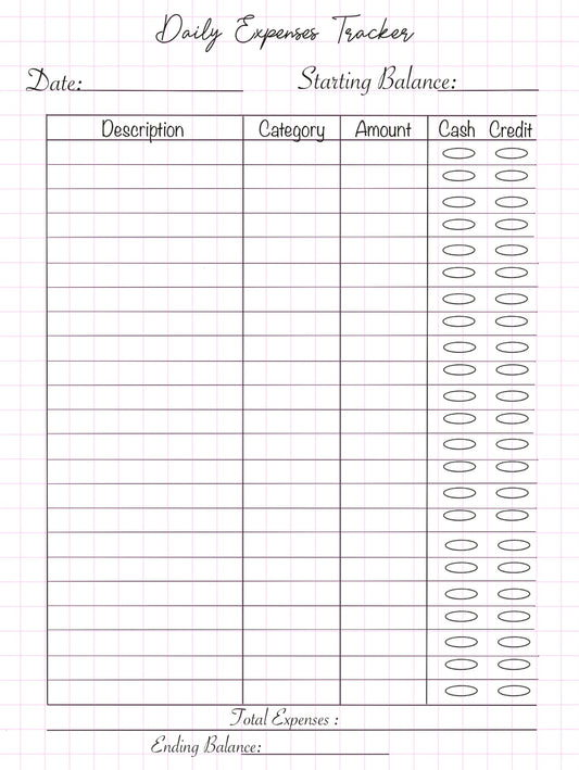 Daily Expenses Tracker