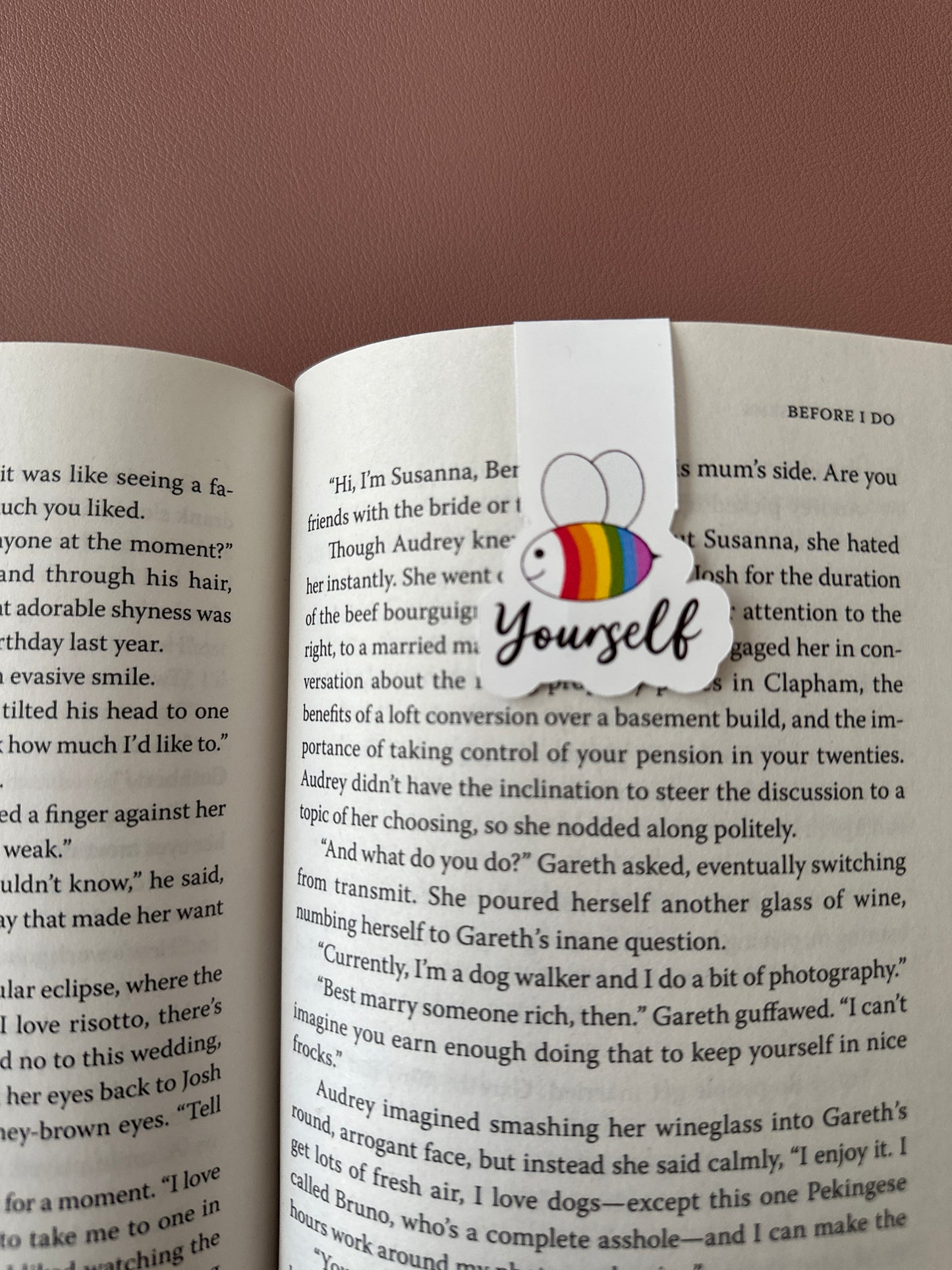 Pride Bee Yourself Magnetic Bookmark