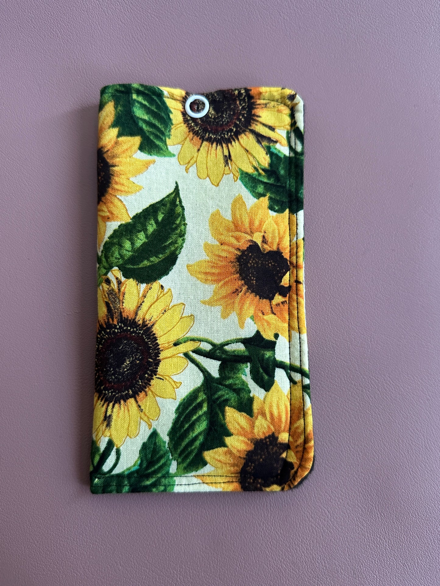 Sunflower themed Glasses Pouch