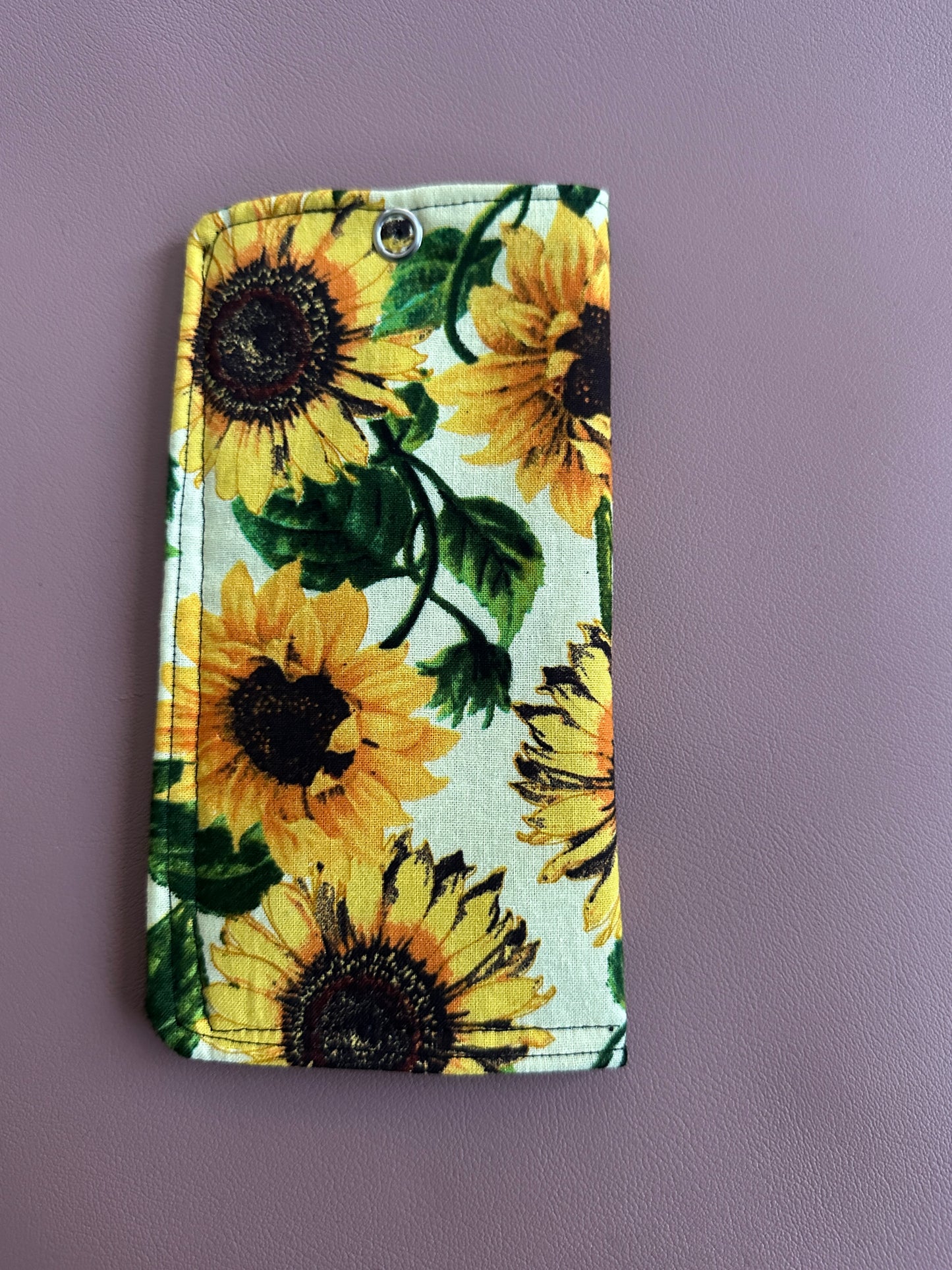 Sunflower themed Glasses Pouch