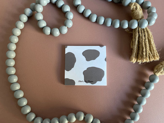 Cow Print Sticky Note