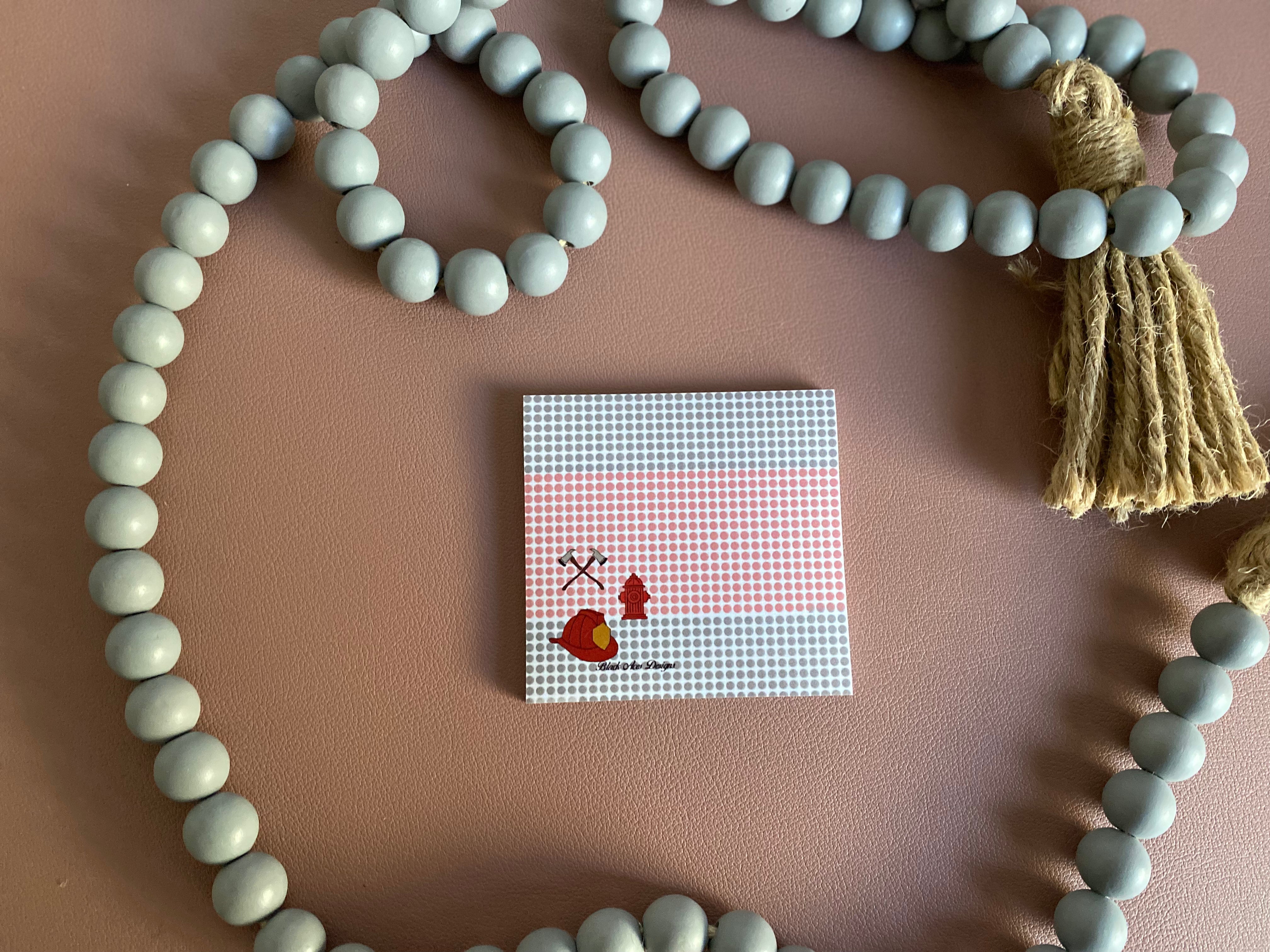 Fire Themed Sticky Note – Black Aces Designs