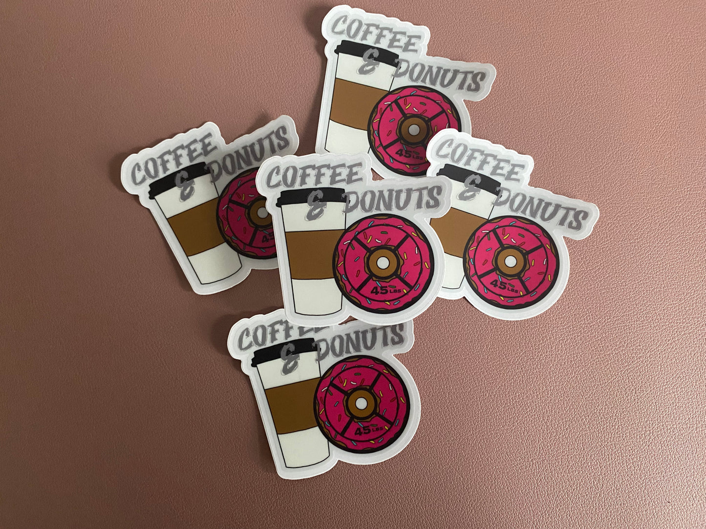 Coffee and Donut Sticker