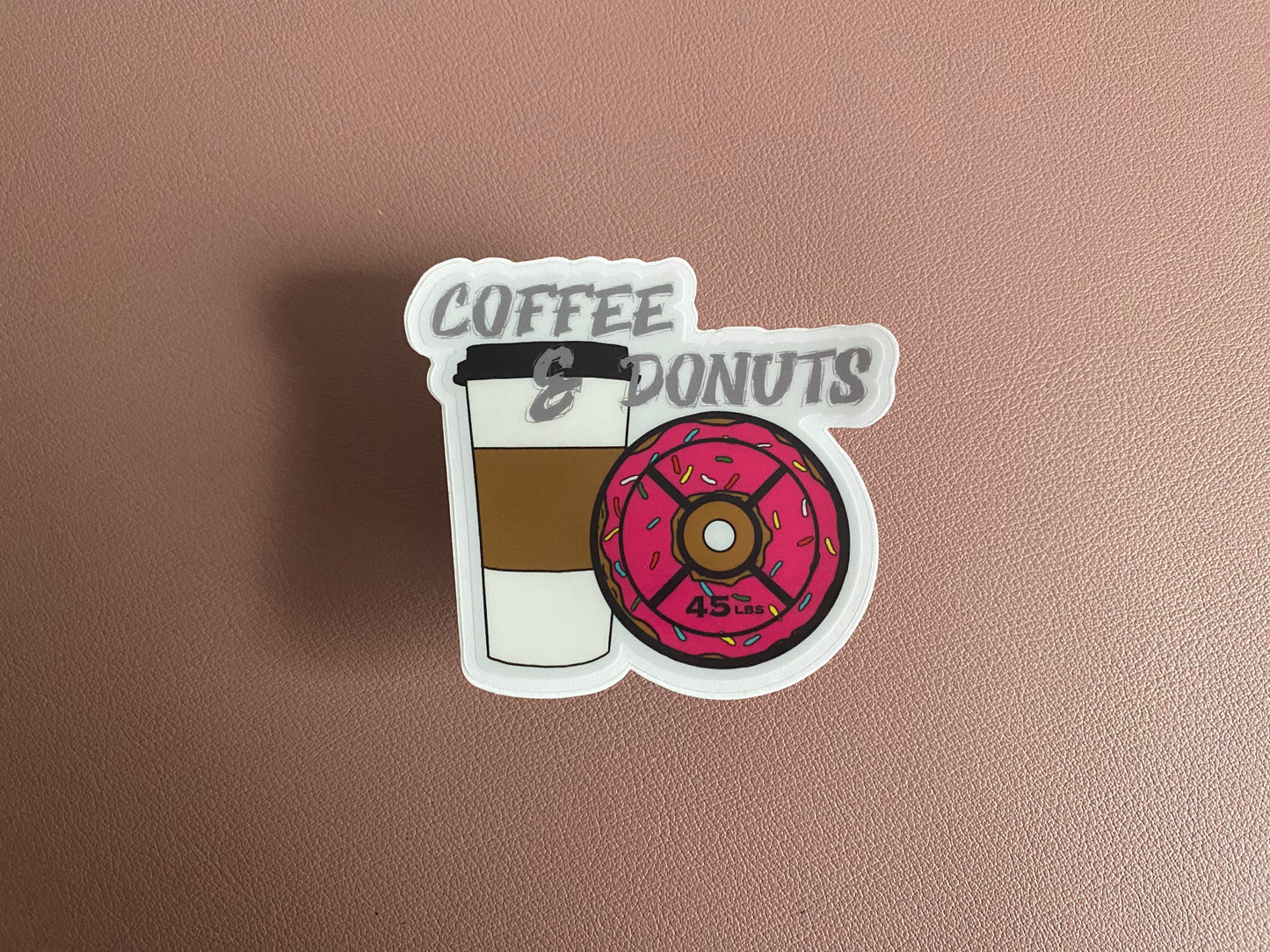 Coffee and Donut Sticker