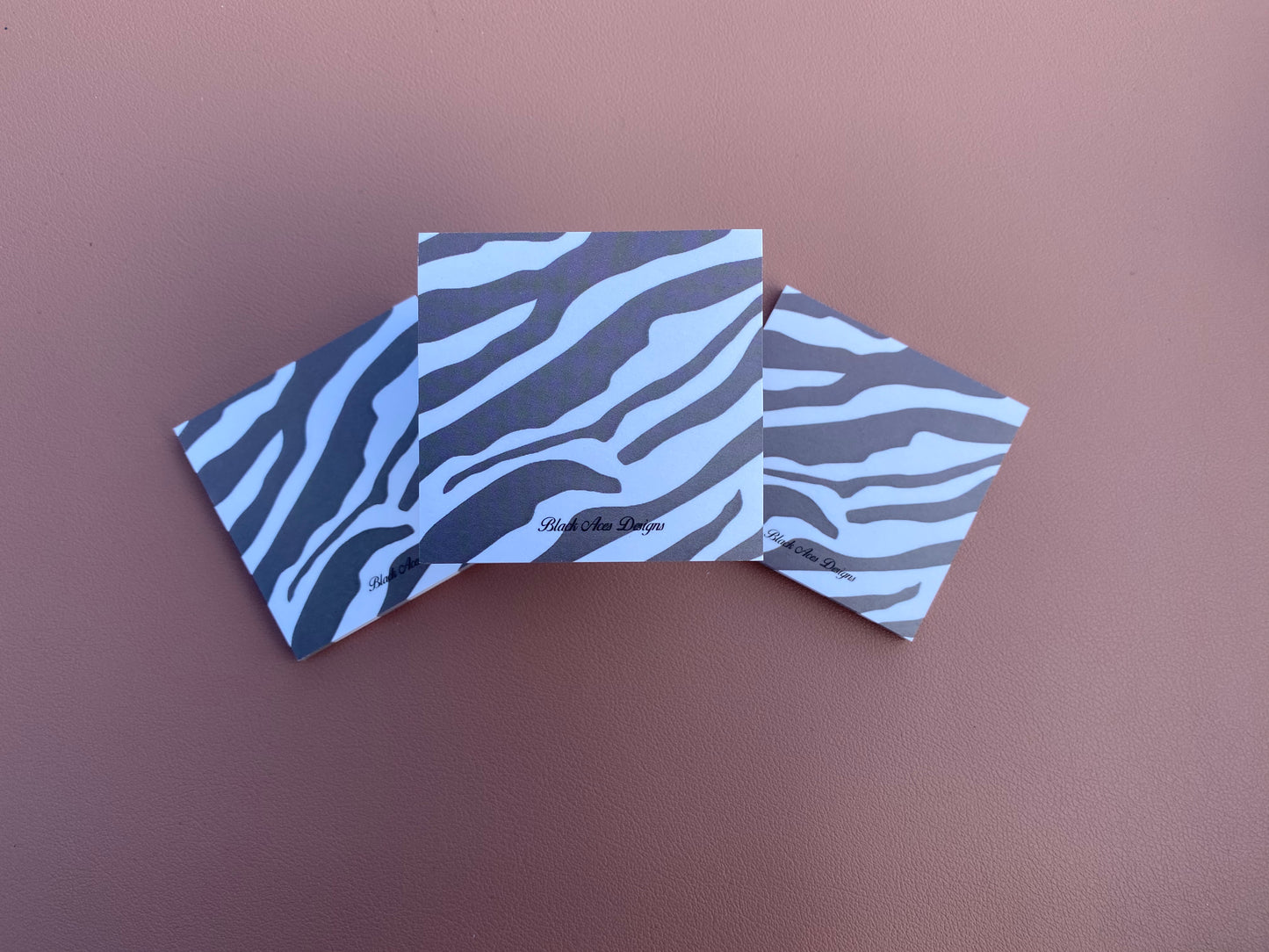 Zebra Print Sticky Note